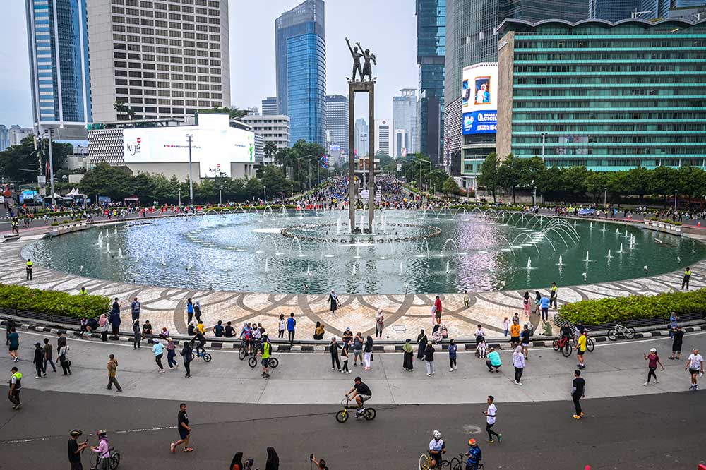 Rehat dari riuhnya Jakarta melalui Car Free Day