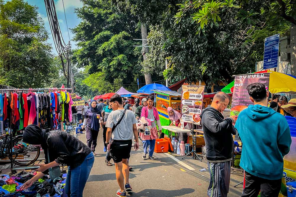 Rehat dari riuhnya Jakarta melalui Car Free Day