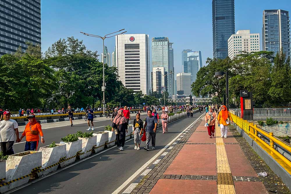 Rehat dari riuhnya Jakarta melalui Car Free Day