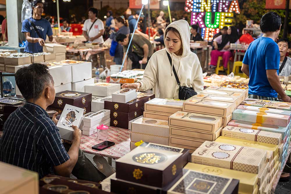 Merasakan sensasi kuliner di Pasar Kue Subuh